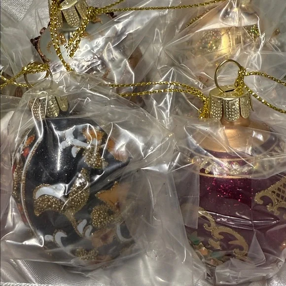 Joan Rivers Set/12 Mini Russian Inspired Egg Ornaments - Picture 4 of 13